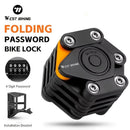 West Biking, folding bike lock, bike security, combination lock, cycling accessories, Australian cyclists, portable lock, bike lock Australia