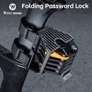 West Biking, folding bike lock, bike security, combination lock, cycling accessories, Australian cyclists, portable lock, bike lock Australia