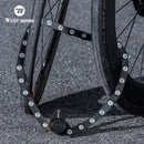 West Biking, folding bike lock, bike security, combination lock, cycling accessories, Australian cyclists, portable lock, bike lock Australia