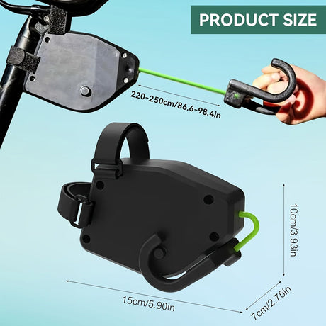 bicycle towing hook, cycling trailer hook, bike tow line, training towing accessory, heavy duty bike hook, Australian cycling gear, eco-friendly bike accessory