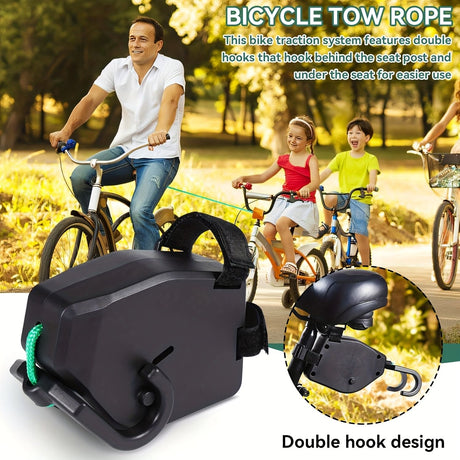 bicycle towing hook, cycling trailer hook, bike tow line, training towing accessory, heavy duty bike hook, Australian cycling gear, eco-friendly bike accessory