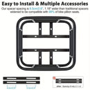 Black bike rear rack, universal bike rack, bicycle cargo rack, bike storage, cycling accessories, Australia bike rack, rear rack for bike, durable bike rack