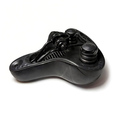 bicycle saddle, comfortable bicycle saddle, high-quality bike parts, granular surface saddle, hollow-out design saddle, high elasticity support saddle