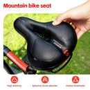 bicycle saddle, comfortable bicycle saddle, high-quality bike parts, granular surface saddle, hollow-out design saddle, high elasticity support saddle