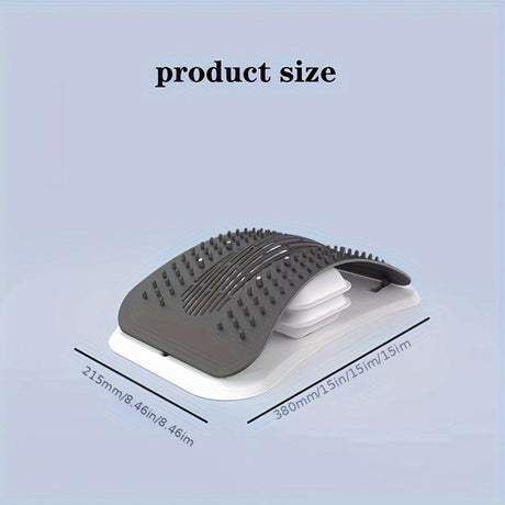 Black back stretcher, back pain relief, fitness accessory, adjustable back stretcher, pump stretcher, flexibility improvement, back health, posture corrector, muscle tension relief, Australian market