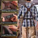 Waterproof Apron Utility Apron Work Apron Industrial Apron Tool Storage Apron - Black - Size regular