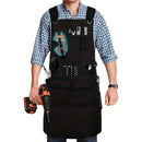 Waterproof Apron Utility Apron Work Apron Industrial Apron Tool Storage Apron - Mocha - Size regular
