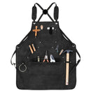 Waterproof Apron Utility Apron Work Apron Industrial Apron Tool Storage Apron - Mocha - Size regular
