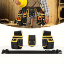 Black Yellow tool belt, industrial tools, work safety equipment, multiple pockets, durable tool belt, Australia