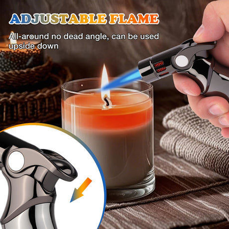 butane torch lighter, refillable torch lighter, air-permeable mesh lighter, mirror finish lighter, professional soldering lighter, candle lighting torch, Australian market lighter, butane fuel lighter