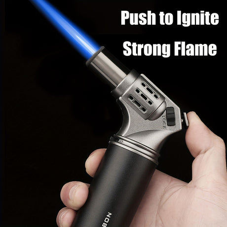 Red Jet Flame Torch Lighter, Wind-resistant Lighter, Refillable Butane Lighter, Electrician Soldering Tool, DIY Heat Tool, Campfire Lighter, 2‑Pack Lighter