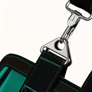 Tool Storage Bag Oxford Cloth Tool Bag Multifunctional Tool Organizer Durable - black - green - Size regular