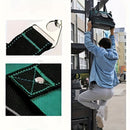 Tool Storage Bag Oxford Cloth Tool Bag Multifunctional Tool Organizer Durable - black - green - Size regular