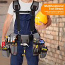Tool Chest Suspenders Tool Storage Tool Organization Heavy Duty Suspenders - Gray - Size regular