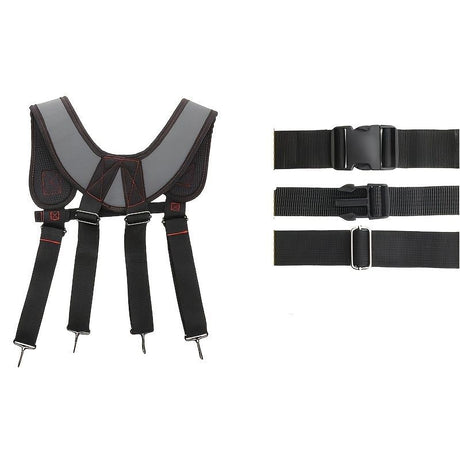 Tool Chest Suspenders Tool Storage Tool Organization Heavy Duty Suspenders - Gray - Size regular
