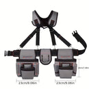 Tool Chest Suspenders Tool Storage Tool Organization Heavy Duty Suspenders - Gray - Size regular