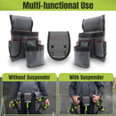 Tool Chest Suspenders Tool Storage Tool Organization Heavy Duty Suspenders - Gray - Size regular