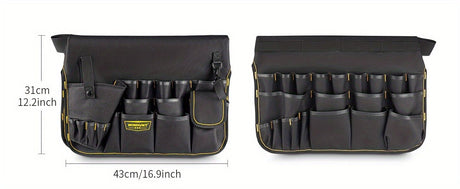 Black bucket tool organizer, tool storage, heavy duty tool organizer, multiple tool pockets, DIY tool storage, professional tool organizer, Australian tool storage