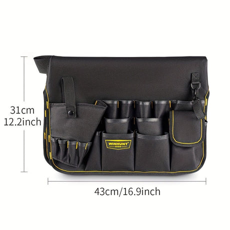 Black bucket tool organizer, tool storage, heavy duty tool organizer, multiple tool pockets, DIY tool storage, professional tool organizer, Australian tool storage
