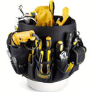 Black bucket tool organizer, tool storage, heavy duty tool organizer, multiple tool pockets, DIY tool storage, professional tool organizer, Australian tool storage