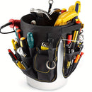 Black bucket tool organizer, tool storage, heavy duty tool organizer, multiple tool pockets, DIY tool storage, professional tool organizer, Australian tool storage