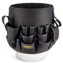 Black bucket tool organizer, tool storage, heavy duty tool organizer, multiple tool pockets, DIY tool storage, professional tool organizer, Australian tool storage