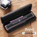 Black 28-hole harmonica, double-row harmonica, professional harmonica, diatonic harmonica, music accessory, harmonica for beginners, harmonica for professionals, Australian music store