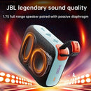portable Bluetooth speaker, compact speaker, 7-hour playback, beach speaker, camping speaker, home speaker, outdoor speaker, long battery life, passive radiator - Camouflage - Size IPX7
