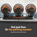3-Head Car Circulating Fan with Multi-Directional Airflow