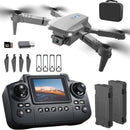 S2 MAX drone, dual-camera drone, upgraded remote control, ESC camera, long-lasting battery, 360° intelligent infrared flight, flying toy, drone gift, beginner drone, FPV drone - Black - Size Three batteries