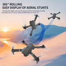 S2 MAX drone, dual-camera drone, upgraded remote control, ESC camera, long-lasting battery, 360° intelligent infrared flight, flying toy, drone gift, beginner drone, FPV drone - Gray - Size Three batteries
