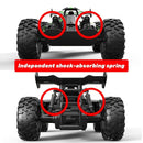 2.4G remote control car, high-speed off-road car, remote control toy for kids, four-wheel drive car, RC car with lights, outdoor toy Australia, gift for kids - Black - Size Three-electric systems