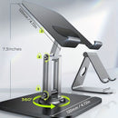 Black Silver laptop stand, 360 degree rotatable, ergonomic laptop stand, laptop accessories, adjustable laptop stand, laptop riser, workspace ergonomics, Australian market