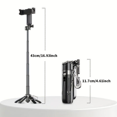 Black Blue mini selfie stick, Bluetooth selfie stick, extendable selfie stick, portable selfie stick, high-quality selfie stick, selfie stick Australia, wireless selfie stick, compact selfie stick, travel selfie stick, hands-free selfie stick