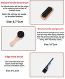 Gold Men's shoe care kit, leather shoe care, men's accessories, shoe care tools, leather case, Australian shoe care, leather polish kit