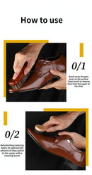 Gold Men's shoe care kit, leather shoe care, men's accessories, shoe care tools, leather case, Australian shoe care, leather polish kit