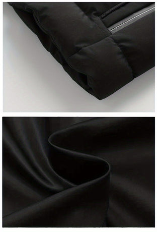 Men'S Heated Vest Electric Heating Gilet Winter Vest Smart Temperature Control - Black - Size XL