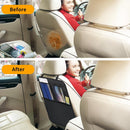 Kicking Mat with Organizer - 2 Pack Rear Seat Protector Seat Cover for your car, SUV, minivan or truck seat - Vehicle Rear Seat Child Safety Accessory - GM Interior Protector