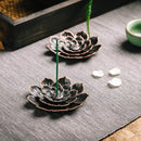 2 Pack Incense Burner, Incense Holder for Sticks, Brass Lotus Incense Stick Holder