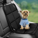 Child Car Seat Protector, Durable 600D Fabric Waterproof Car Seat Cover with Thick Padded Non-Slip Backing, No Imprint (Black 1 Piece)