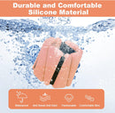 Wrist Weights Set of 2, Adjustable Silicone Workout Weights for Women and Men, Wearable Ankle/Wrist Weights Suitable for Yoga, Dance, Pilates, Pool Exercises and Jogging, 2lb（Pink）