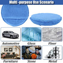 Microfiber Wax Applicator Pads, Car Wax Applicator with Finger Pocket, Buffing & Detail Polishing Foam Pads for Car Cleaning and Fine Polishing (5 inch, 6 Pack)