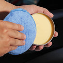 Microfiber Wax Applicator Pads, Car Wax Applicator with Finger Pocket, Buffing & Detail Polishing Foam Pads for Car Cleaning and Fine Polishing (5 inch, 6 Pack)