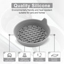 Car Cup Holder Coaster, Silicone Cup Holder Insert, Universal Anti-Slip Cup Holder, Auto Accessories Interior for Men and Women 4 Pack Grey