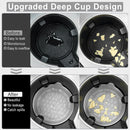 Car Cup Holder Coaster, Silicone Cup Holder Insert, Universal Anti-Slip Cup Holder, Auto Accessories Interior for Men and Women 4 Pack Grey