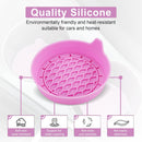 Car Cup Holder Coaster, Silicone Cup Holder Insert, Universal Non-Slip Cup Holder, Auto Accessories Interior for Men and Women 4 Pack Pink