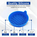 Car Cup Holder Coaster, Silicone Cup Holder Insert, Universal Non-Slip Cup Holder, Auto Accessories Interior for Men and Women 4 Pack Blue