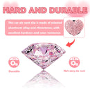 4PCS Heart-Shaped Car Vent Clips with Rhinestone,Bling Air Vent Clips Car Decorations,Premium Shiny Car Clips for Vents CCar Accessories Interior for Cars,Trucks,SUVs (Pink)