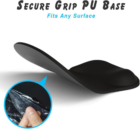 Gel Wrist Rest Mouse Pad - Ergonomic Office Mouse Pad with Wrist Support - Non-Slip, Design Desktop Accessory Pad for Home & Game Decoration (02Pink Serenity)