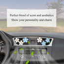 6pcs Flowers Car Air Freshener Vent Clips Blue White Daisy Flowers Air Vent Clip Car Accessories for Women 3.3cm/3cm Refillable Daisy Decor Diffuser